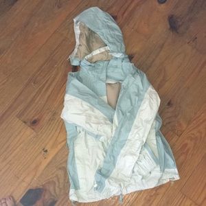 North face hooded rain jacket